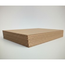 Esila Kağıtçılık 50 Adet Kraft Saman Kağıt A4 250 gr Kalın Doğal El Işi ve Baskı Kağıdı (0,77KG)