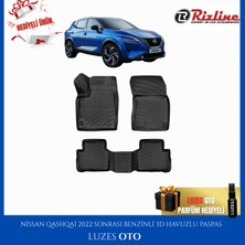 Rizline Nissan Qashqai 3D Havuzlu Paspas Benzinli Uyumlu 2023 Model Uyumlu