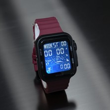 Qulothes Su Geçirmez LED Işıklı Dijital Kronometre Adım Sayar Takvimli Sporcu Saati