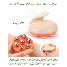Lufern Özel Üretim Bilyeli Vücut Masaj Aleti 7 Toplu Boyun Sırt Ayak Bacak Kas Kollar Eller Rahatlatıcı