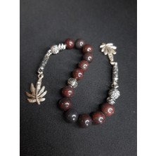 Mryart Kızıl Kaplan Gözü Doğaltaş Zaza Tesbih