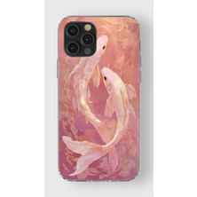 Manitoba Iphone 12 Pro Max Uyumlu Baskılı Yumuşak Silikon Şeffaf Telefon Kılıfı