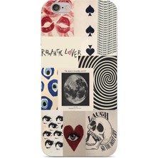 Manitoba Iphone 6 Plus / 6s Plus Uyumlu Baskılı Yumuşak Silikon Şeffaf Telefon Kılıfı