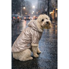 Miniş Peluşlu Vizon Küçük Irk Köpek Yağmurluğu