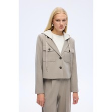 Quzu Kapüşonlu Ceket