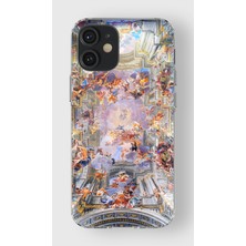 Manitoba Iphone 12 Mini Uyumlu Baskılı Yumuşak Silikon Şeffaf Telefon Kılıfı