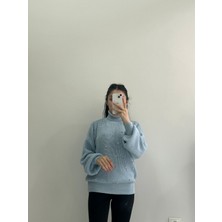 Golda Dress Kadın Mavi Triko Kazak