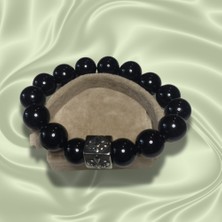 Reina Del Corazen El Yapımı Doğal Oniks Antik Bileklik  – Otantik Tasarım, Tarihî Ilhamlı, Bolluk ve Huzur Enerjili Şık Takı