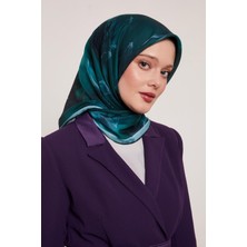 Zümrüt Luvensara Botanik Lale Desen Soft Eşarp