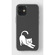 Manitoba Iphone 12 Mini Uyumlu Baskılı Yumuşak Silikon Şeffaf Telefon Kılıfı