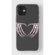 Manitoba Iphone 12 Mini Uyumlu Baskılı Yumuşak Silikon Şeffaf Telefon Kılıfı