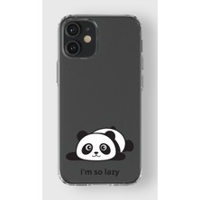 Manitoba Iphone 12 Mini Uyumlu Baskılı Yumuşak Silikon Şeffaf Telefon Kılıfı