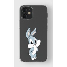 Manitoba Iphone 12 Mini Uyumlu Baskılı Yumuşak Silikon Şeffaf Telefon Kılıfı