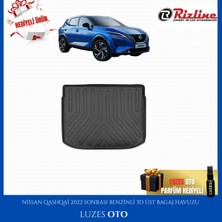 Rizline Nissan Qashqai 3D Üst Bagaj Havuzu Benzinli 2024 Model Uyumlu