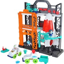 PopŞeker Sesli ve Işıklı Tiny Kiddom Uzay Gemisi Fırlatma Macerası – 32 Parça Astronotlu ve Araçlı Uzay Istasyonu