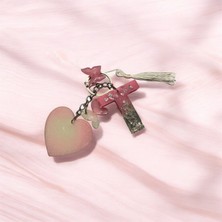 Epoksi T Harfi Anahtarlık