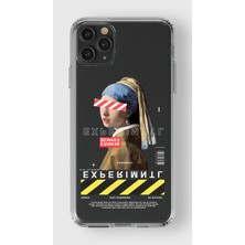 Manitoba Iphone 11 Pro Max Uyumlu Baskılı Yumuşak Silikon Şeffaf Telefon Kılıfı