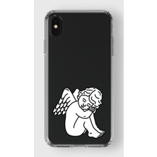 Manitoba Iphone Xs Max Uyumlu Baskılı Yumuşak Silikon Şeffaf Telefon Kılıfı