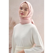 Pudra Carell Monogram Jakar Italyan Ipekli Şal