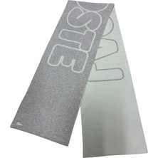 Lacoste Yün Baskılı Bej Atkı