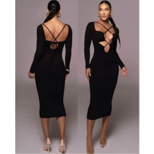 Etiler Collection 5934 Elbise-Siyah