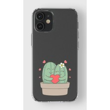 Manitoba Iphone 12 Mini Uyumlu Baskılı Yumuşak Silikon Şeffaf Telefon Kılıfı