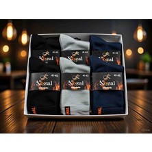 Kozal termal havlu çorap dikişsiz 1çiftSiyah