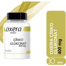 Çinko Glukonat 400 Mg – 30 Tablet | Bağışıklık Sistemi, Cilt ve Saç Sağlığı