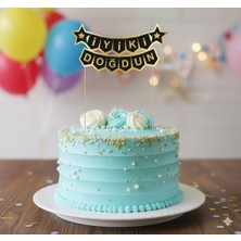 Dodomar Iyi Ki Doğdun – Pasta Süsü Siyah Kürdanlı Varaklı Karton Yazı