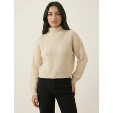 İnci Zehra Kadın Balıkçı Yaka Triko Kazak