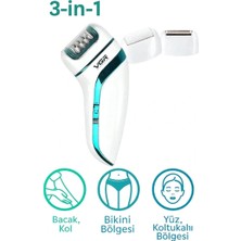 Eco Lounge Profesyonel 3 Başlıklı Epilasyon Aleti