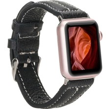 Eco Lounge Apple Watch Uyumlu Deri Kordon 42-44-45MM Nm3-As1 Siyah