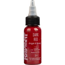 Valor Dark Red Radiant Dövme Boyası 30ML – Yoğun Kırmızı Profesyonel Tattoo Ink