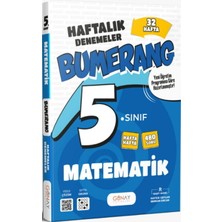 Günay Yayınları 5. Sınıf Matematik Bumerang 32 Haftalık Denemeleri