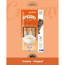M-Pets Creamy Yengeçli Kedi Krema Ödül Maması 4X15 gr