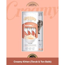 M-Pets Creamy Kitten Fonksiyonel - Yavru Kedi Krema Ödül Maması 4X15 gr