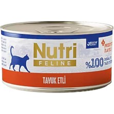 Nutri Feline Tahılsız Tavuklu Probiyotikli Kedi Konservesi 70 gr