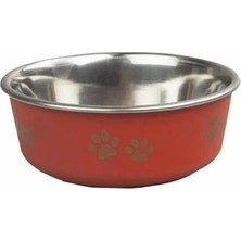 Oripet Pfb(H) Pati Desenli Yavruağzı Köpek Mama Su Kabı 830ML