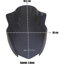 Super Moto Bajaj Dominar 250 -400 Ön Siperlik Cam Füme 2017-2024 Supermoto