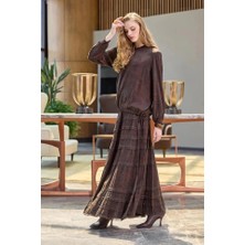 Misswhence 38025 Cupro Dantelli Etek Takım