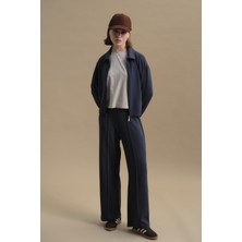 C&city Pure Touch Nervür Dikişli Pantolon CC7003 Füme