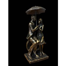 Uzman Ticaret Kalp Desenli Oturan Çift