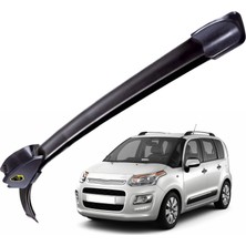 Mega Oto Market Frt Ottoman Otomobil Sileceği Muz Silecek Takımı 24/16 Inch 60/40 cm Citroen C3 Picasso - Fiat Doblo - Ford Kuga - Opel Combo ile Uyumlu