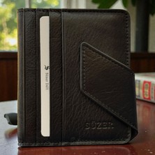 %100 Hakiki Siyah Deri Erkek Portföy