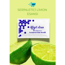 Alazpack Limon Esanslı Islak Mendil Tek Kullanımlık Cep Mendili 7*12 5000 Adet Cafe Restoran Otel Afiyet Olsun Baskılı