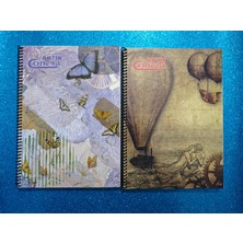 Antik Contra A4 80 Yaprak Cizgisiz Iki Adet Sarı Yaprak Defter