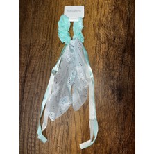 Gülümse Gel Kız Çocuk Fiyonk Tül Kurdela Saten Simli Pullu Lastik Toka Tüllü Kurdeleli Fiyonklu 1 Adet