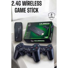 Aykn Atari Oyun Konsolu 2000 Oyunlu Game Stick 2.4g Wireless (485O0)