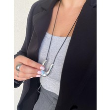 Sphere Jewelry Wishbone Gümüş Ayarlanabilen Kolye