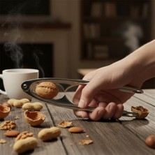 Paslanmaz Çelik Ceviz, Fındık ve Kıracağı Şeklinde | Ağır ve Yüksek Kaliteli Malzeme | Dayanıklı & Ergonomik Ceviz ve Fındık Kırıcı 17 cm